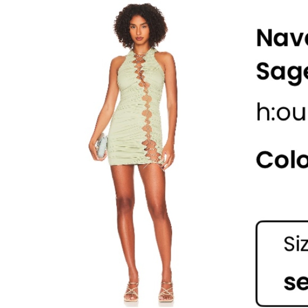 Elegant Green Ruched Dress